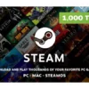[台灣]steam 1,000元台幣錢包 蒸氣卡/爭氣卡