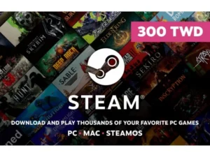 [台灣]steam 300元台幣錢包 蒸氣卡/爭氣卡